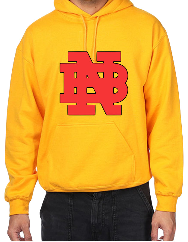 Flocked Red NB Hoodies