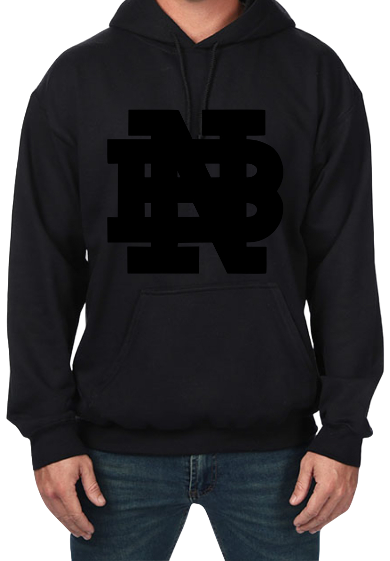 Nostalgic Flocked Monochromatic NB Hoodies
