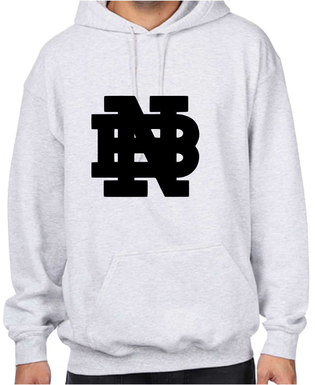 Flocked Black NB Hoodies