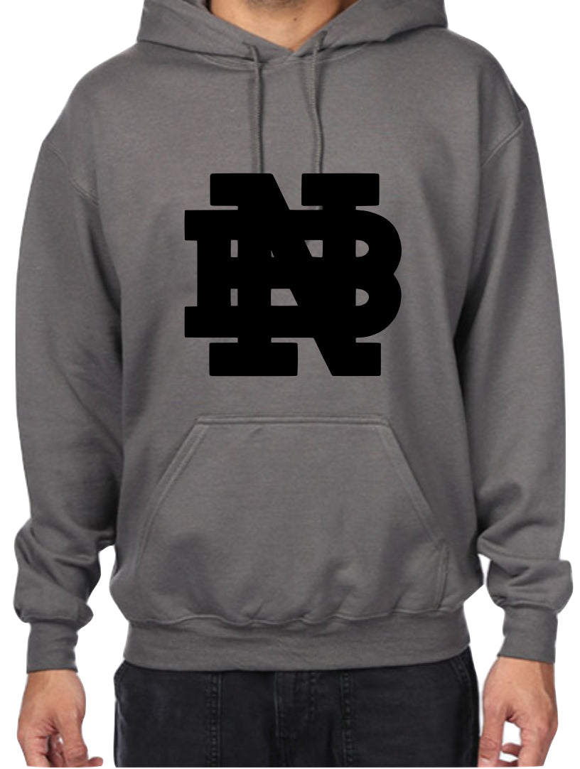 Flocked Black NB Hoodies