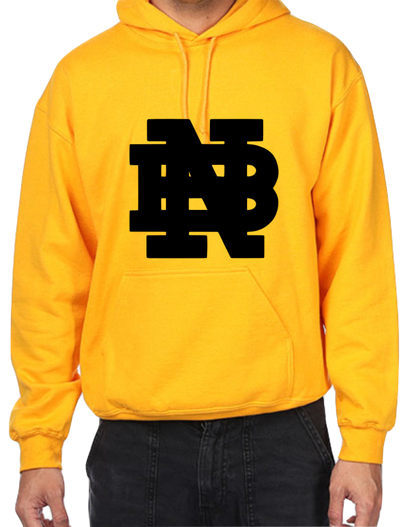 Flocked Black NB Hoodies