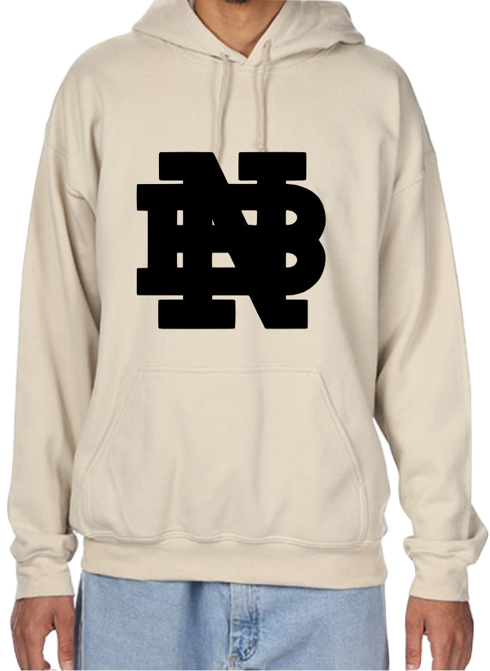 Flocked Black NB Hoodies