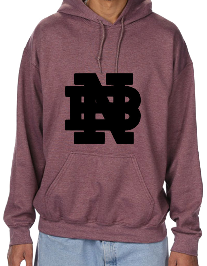 Flocked Black NB Hoodies