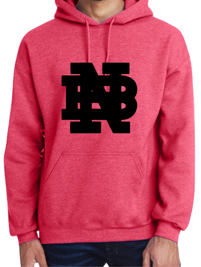 Flocked Black NB Hoodies