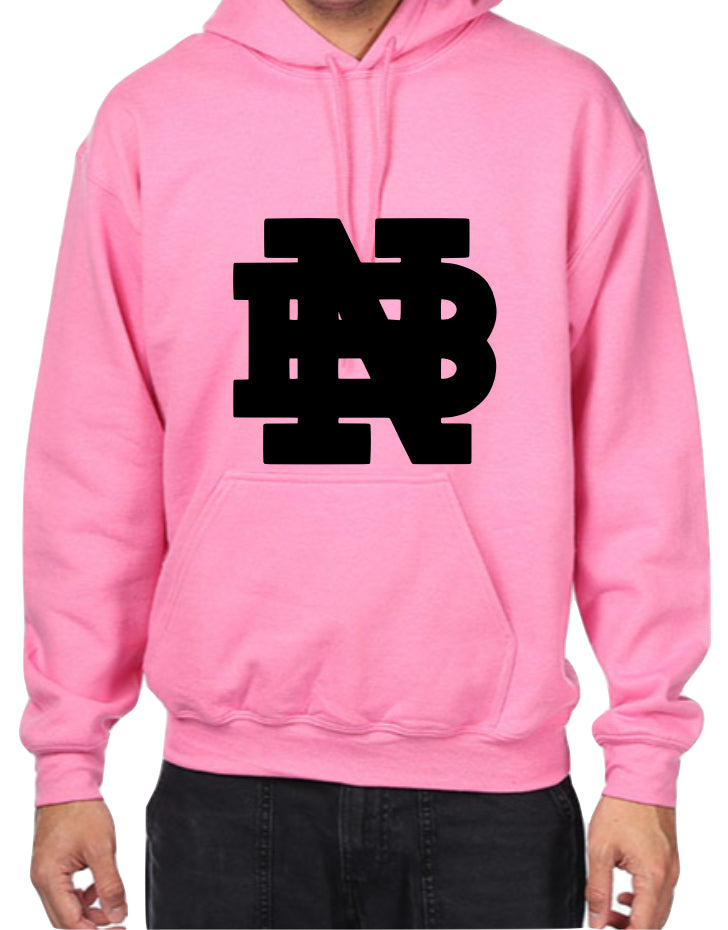 Flocked Black NB Hoodies