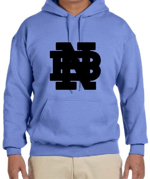 Flocked Black NB Hoodies