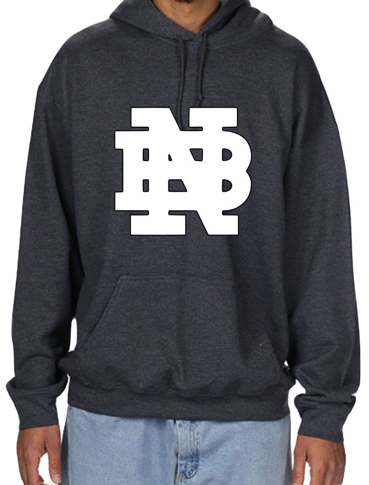 Flocked White NB Hoodies