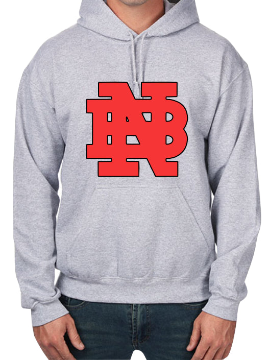 Flocked Red NB Hoodies