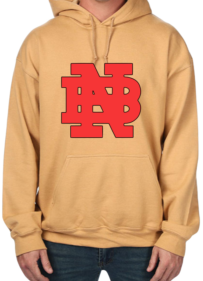 Flocked Red NB Hoodies