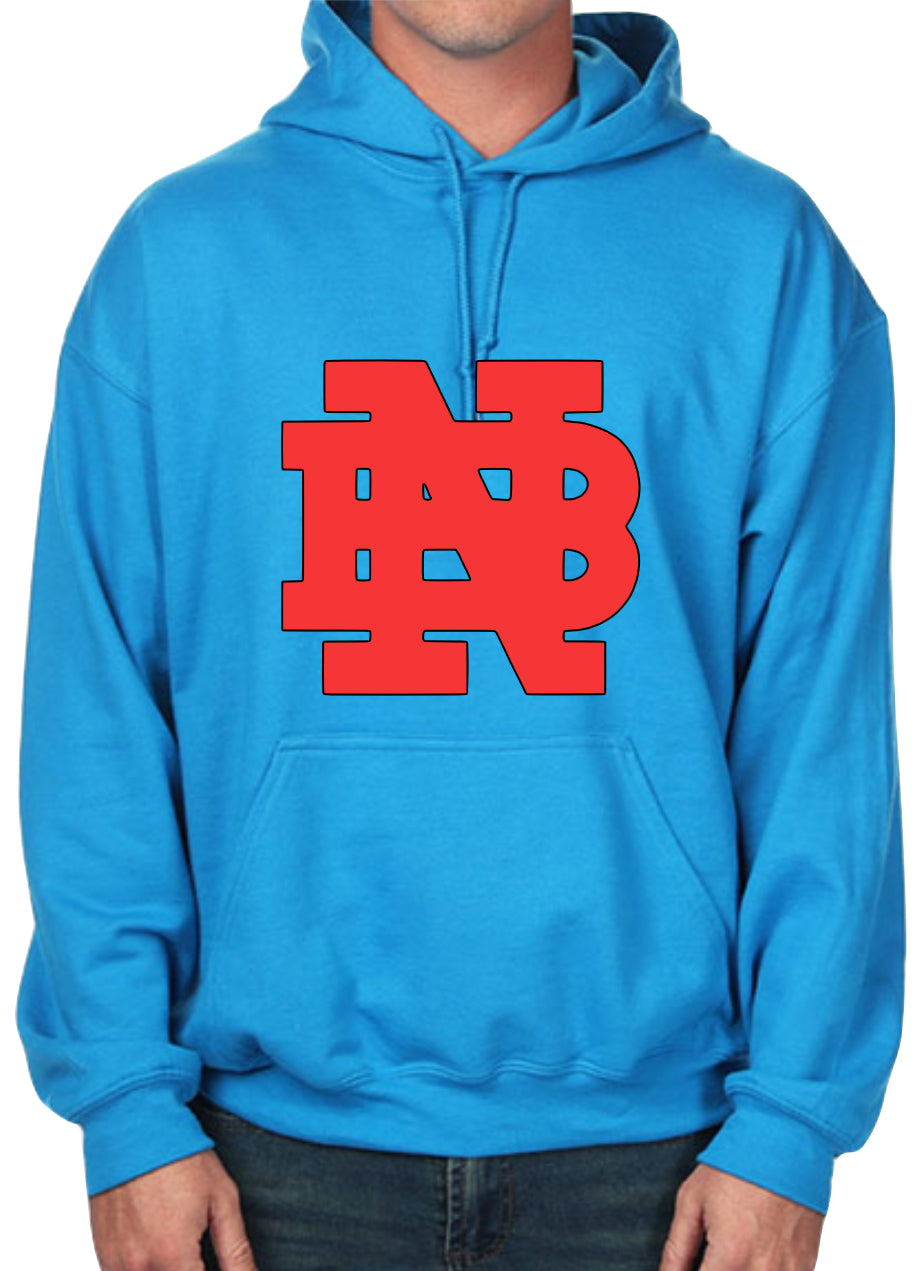 Flocked Red NB Hoodies