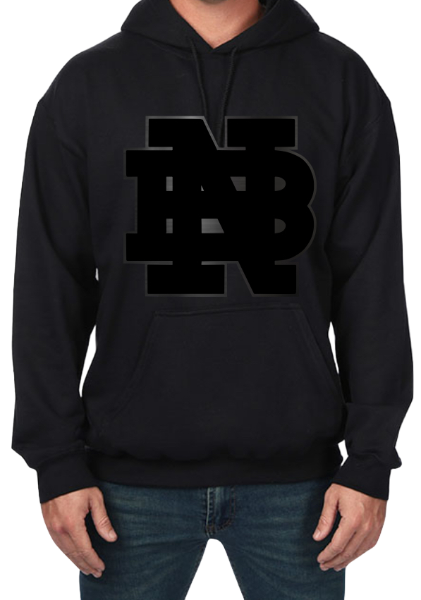 Nostalgic Flocked Monochromatic NB Hoodies