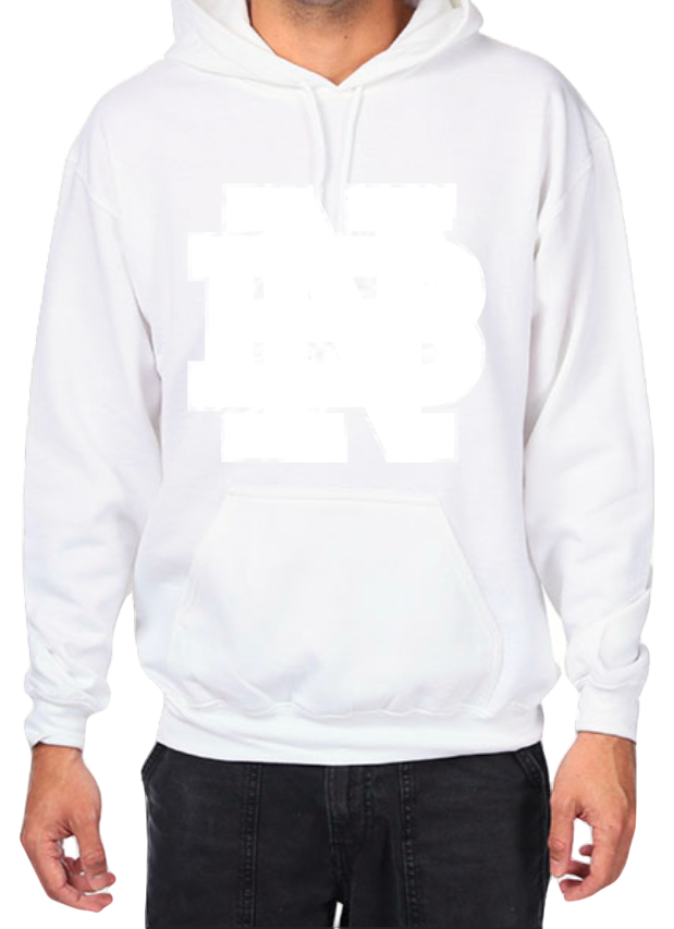 Nostalgic Flocked Monochromatic NB Hoodies