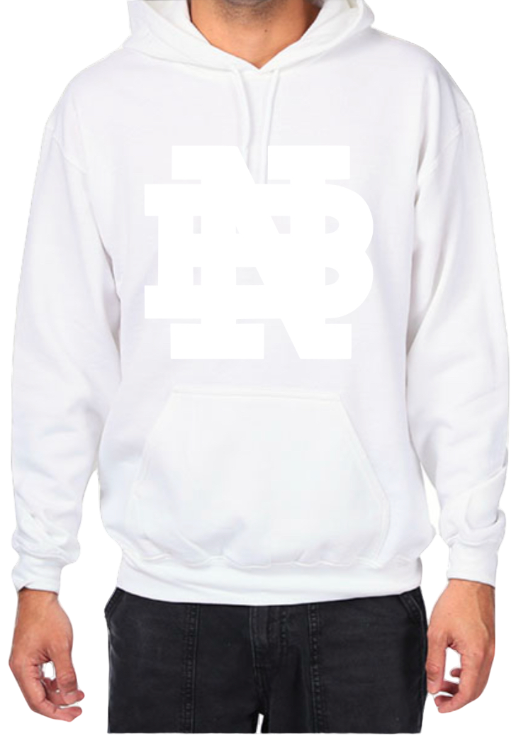 Nostalgic Flocked Monochromatic NB Hoodies